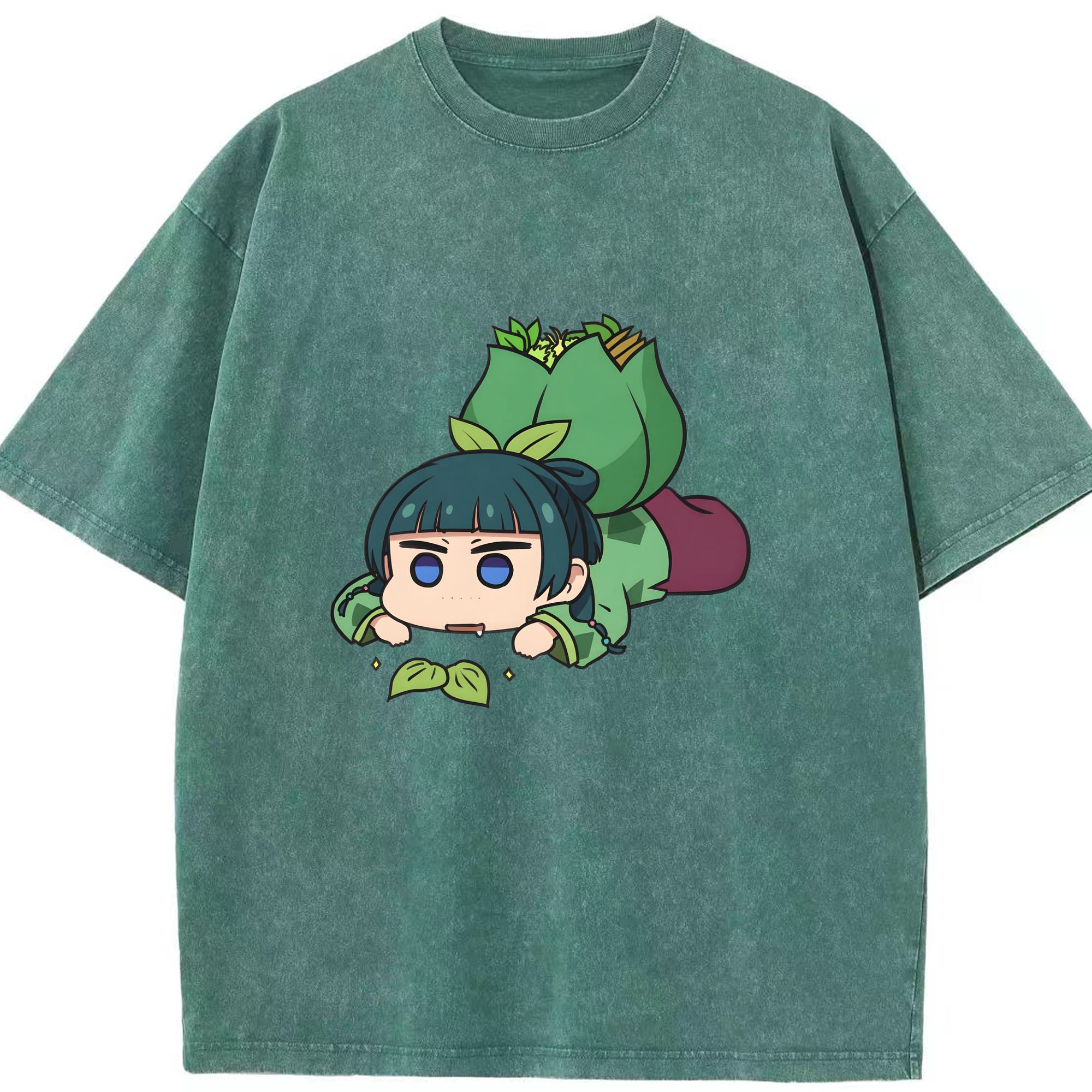 （画像用） 薬屋のひとりごと The Apothecary Diaries 綿100% ヴィンテージ風 半袖Tシャツ（フロントプリント）